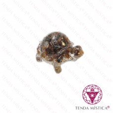 Orgonite Tartatuga Mini Olho de Tigre