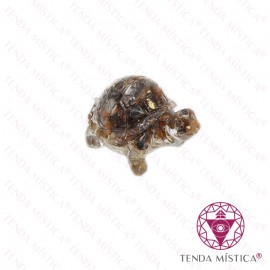 Orgonite Tartatuga Mini Olho de Tigre