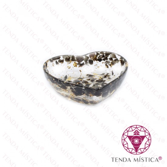 Orgonite Taça Coração Turmalina 