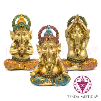 Conj. 3 Ganesha - Meditação