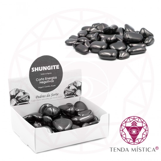 Caixa 250gr Shungite Polida