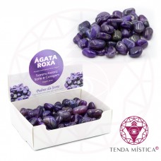 Caixa 250gr Ágata Roxa