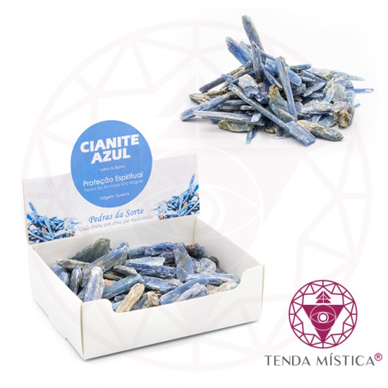 Caixa 250gr Cianite Azul Bruto