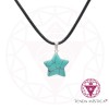 Colar Turquesa Couro Estrela