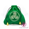 Bolsa Tarot/Runas Celtic triskel