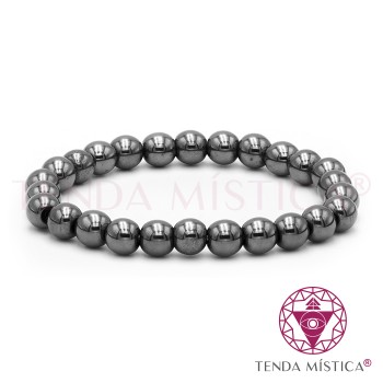 Pulseira Hematite 8mm