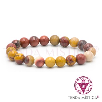 Pulseira Oferta Jaspe Mookaite - 8mm