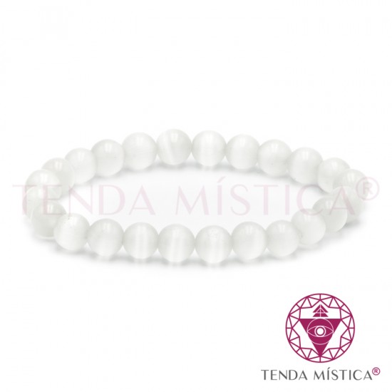 Pulseira Selenite 8mm