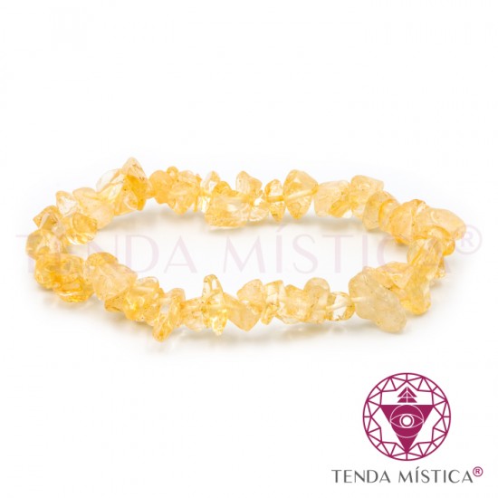 Pulseira Chips Citrino Brasil
