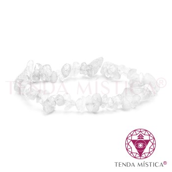 Pulseira Chips Quartzo Cristal