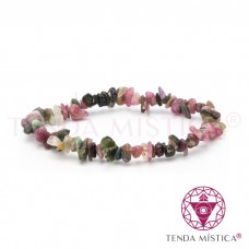Pulseira Chips Turmalina Multicolor