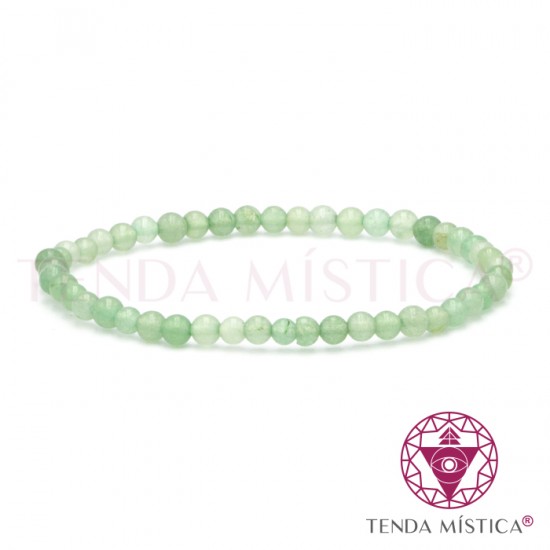Pulseira Quartzo Verde - 4mm