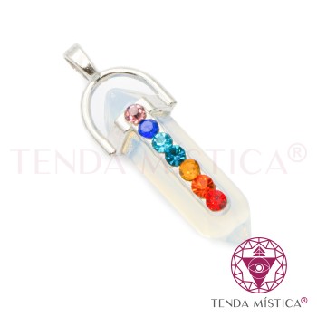 Pendente Chakras Bala Opala