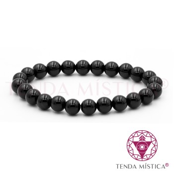 Pulseira Obsidiana Negra - 8mm