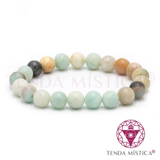 Pulseira Amazonite Natural - 8mm