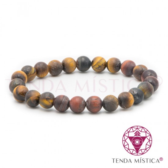 Pulseira Olho de Boi Tigre & Falcão 8mm