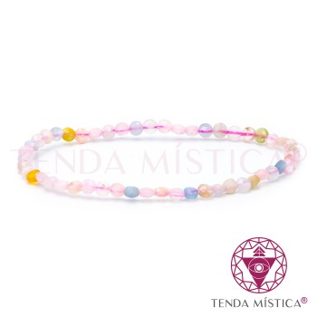 Pulseira Morganite Natural