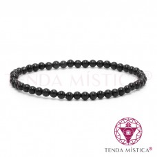Pulseira Obsidiana Negra - 4mm