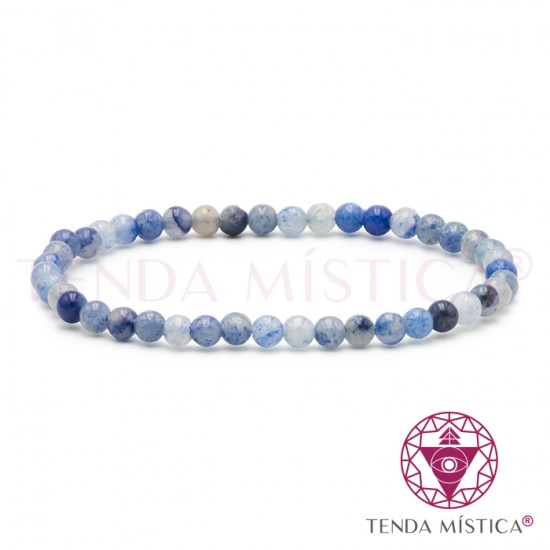 Pulseira Quartzo Azul 4mm
