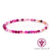 Pulseira Ágata Rosa 4mm