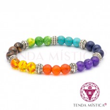 Pulseira Chakras 7X3 8mm