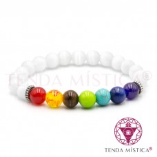 Pulseira Chakras Selenite 8mm