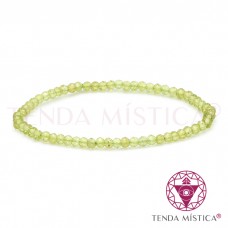 Pulseira Turmalina Verde Multiface 3mm