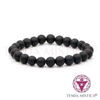Pulseira Vulcânica Polida 8mm