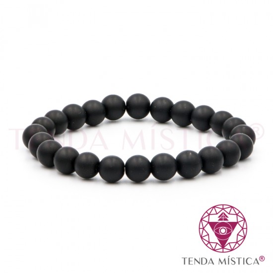 Pulseira Vulcânica Polida 8mm