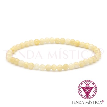 Pulseira Calcite Amarela 4mm
