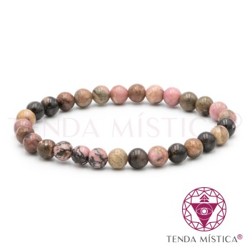 Pulseira Rodonite 6mm