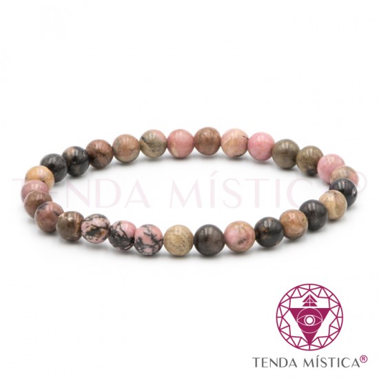 Pulseira Rodonite 6mm