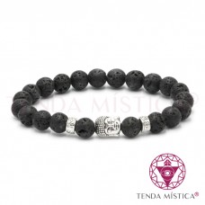 Pulseira Buddha Vulcânica 8mm