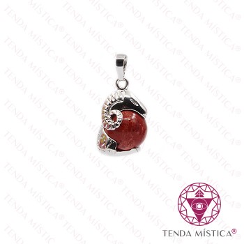 Pendente Pedra Signo Carneiro