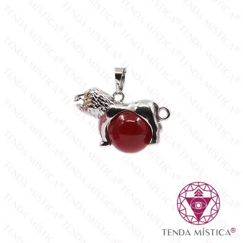 Pendente Pedra Signo Leão