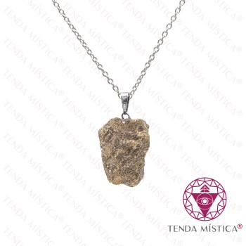 Colar Labradorite Aço Massivo