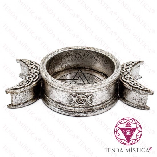 Porta Velas Triluna Wicca