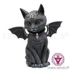 Imagem Gato Malpuss Poliresina 24cm