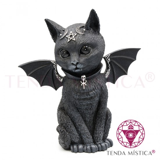 Imagem Gato Malpuss Poliresina 24cm