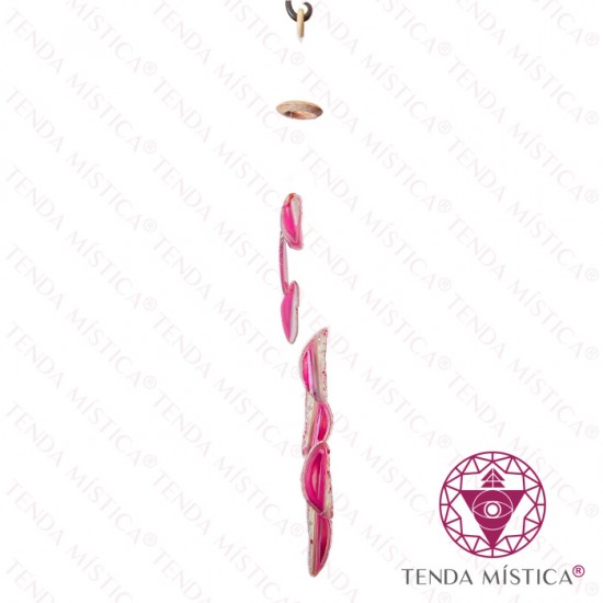 Espanta Espíritos Ágata Rosa