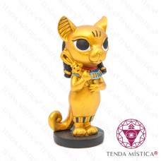 Imagem Bastet 15cm Dourado