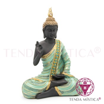 Buddha Abhaya Preto & Turquesa