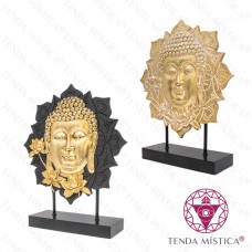Conj. 2 Buddha Dourado e Preto