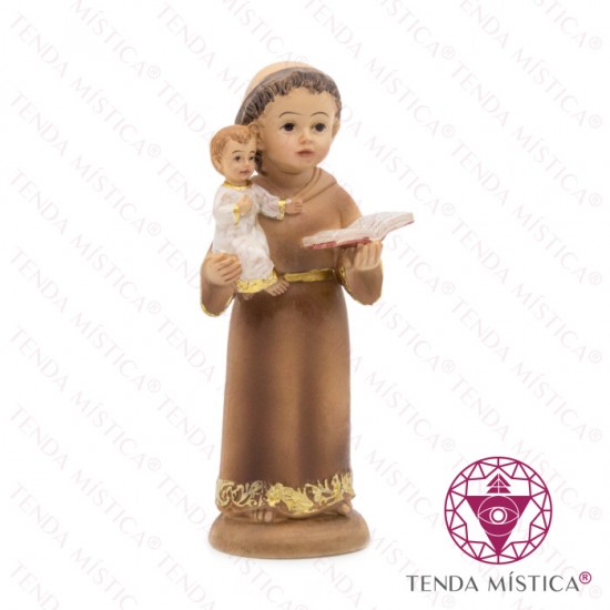 Imagem Santo Antonio com Menino Infantil 13cm