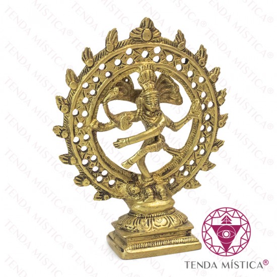 Imagem Nataraja Dourado Roda completa 15 cm