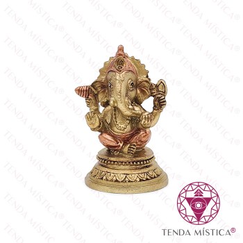 Imagem Figura do Mundo Ganesha Dourado