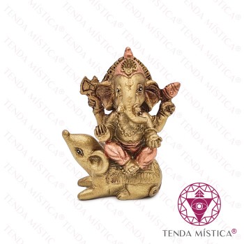 Imagem Figura do Mundo Ganesha Dourado