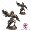 Imagem Resina Morrigan com lança Resina Bronze