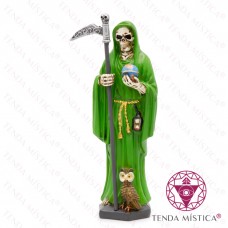 Imagem Santa Morte Verde 15cm