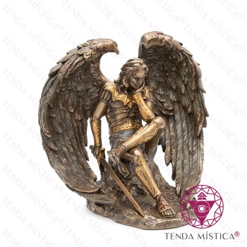 Imagem Resina Bronze Lucifer 17cm